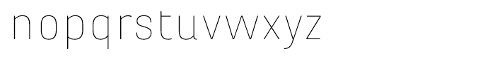 Marianina Extended FY Extra Wide Thin Font LOWERCASE