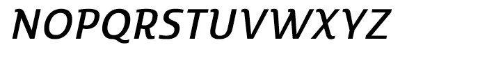 Marintas Medium Italic Font UPPERCASE