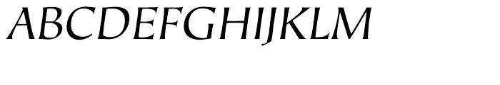 Mariposa Sans Book Italic Font UPPERCASE