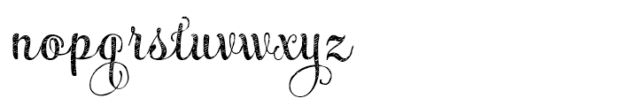 Maris Jean Regular Font LOWERCASE