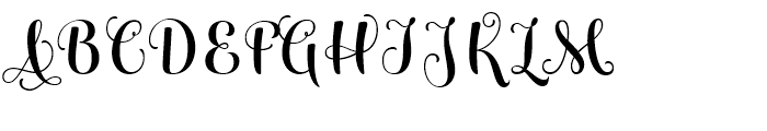 Maris Medium Font UPPERCASE