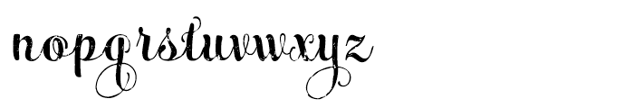 Maris Print Medium Font LOWERCASE
