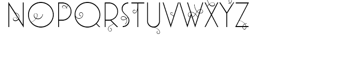 Marlowe Swirl Font UPPERCASE