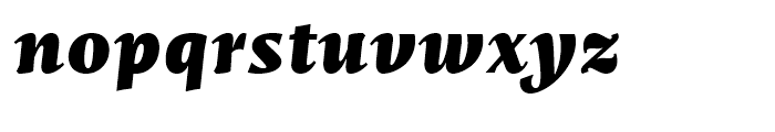 Mastro Caption Black Italic Font LOWERCASE