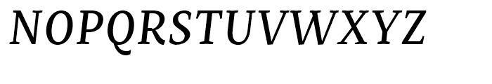 Mastro Caption Medium Italic Font UPPERCASE