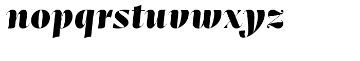 Mastro Display Black Italic Font LOWERCASE