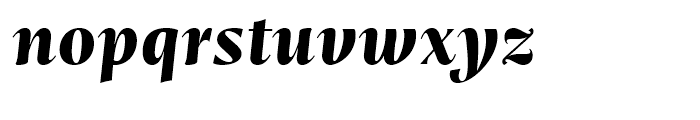 Mastro SubHead Extra Bold Italic Font LOWERCASE