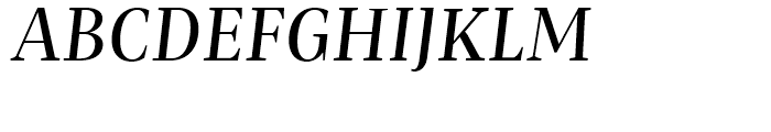 Mastro SubHead Medium Italic Font UPPERCASE