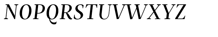 Mastro SubHead Medium Italic Font UPPERCASE