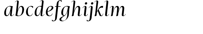 Mastro SubHead Regular Italic Font LOWERCASE
