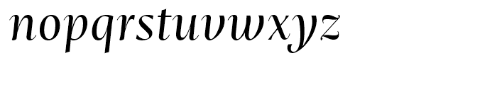 Mastro SubHead Regular Italic Font LOWERCASE