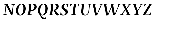 Mastro Text Semi Bold Italic Font UPPERCASE