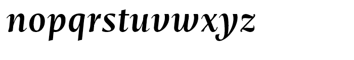 Mastro Text Semi Bold Italic Font LOWERCASE