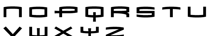 Mata Condensed Bold Font LOWERCASE