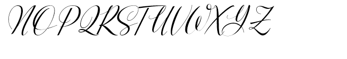 Mathylda Script Regular Font UPPERCASE