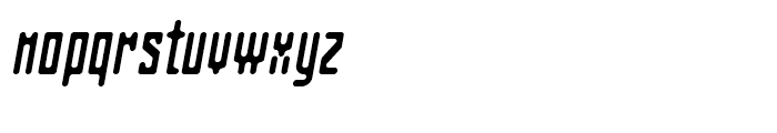 Matica Normal Oblique Font LOWERCASE