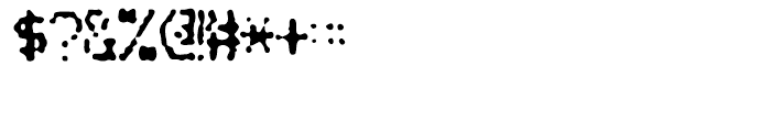 Matrix Dot Regular Font OTHER CHARS