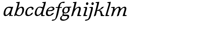 Matt Antique Italic Font LOWERCASE
