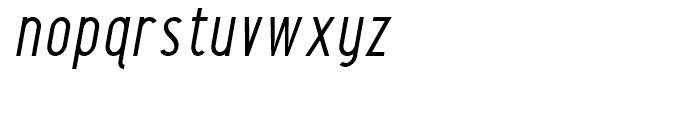 Maxwell Sans Book Italic Font LOWERCASE