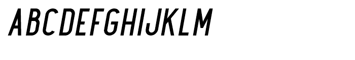 Maxwell Sans DemiBold Italic Font UPPERCASE