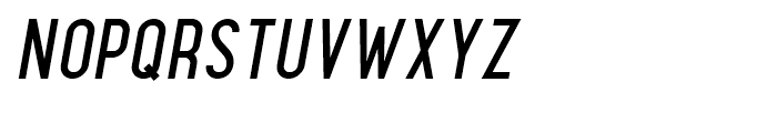 Maxwell Sans DemiBold Italic Font UPPERCASE
