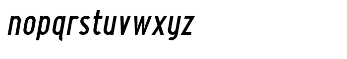 Maxwell Sans DemiBold Italic Font LOWERCASE