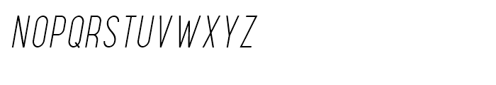 Maxwell Sans SC Light Italic Font LOWERCASE
