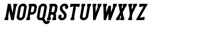 Maxwell Slab Bold Italic Font UPPERCASE