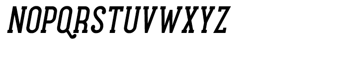 Maxwell Slab DemiBold Italic SC Font UPPERCASE