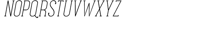 Maxwell Slab Light Italic SC Font UPPERCASE