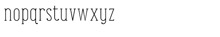 Maxwell Slab Light Font LOWERCASE
