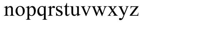 Maya Medium Font LOWERCASE