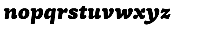Mayonez Heavy Italic Font LOWERCASE