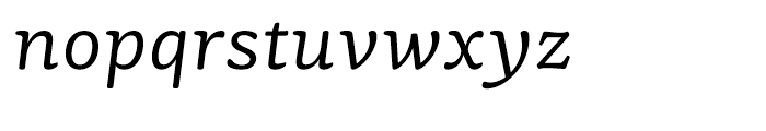 Mayonez Light Italic Font LOWERCASE