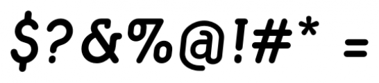 Macaroni Sans DemiBold Italic Font OTHER CHARS