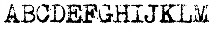 MachinaG Regular Font UPPERCASE