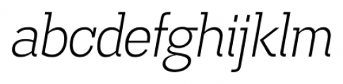 Madawaska Light Italic Font LOWERCASE