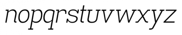 Madawaska Light Italic Font LOWERCASE