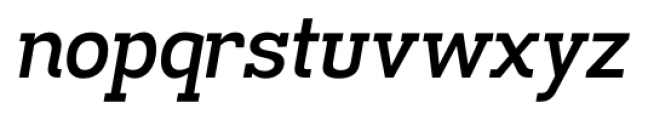 Madawaska SemiBold Italic Font LOWERCASE
