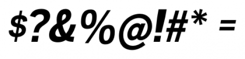 Madawaska Smallcaps Heavy Italic Font OTHER CHARS