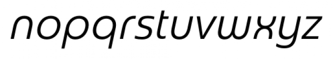 Madurai Norm Italic Font LOWERCASE