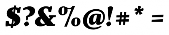 Mafra Black Italic Font OTHER CHARS