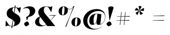 Mafra Display Black Italic Font OTHER CHARS
