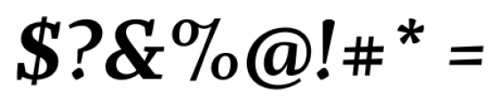 Mafra Medium Italic Font OTHER CHARS