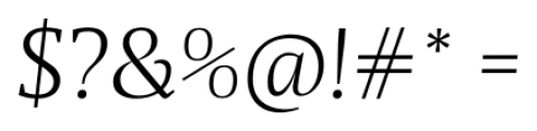 Maga Light Italic Font OTHER CHARS