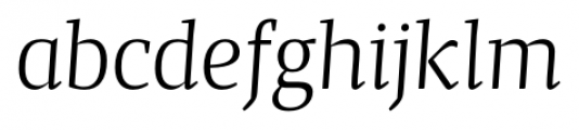 Maga Light Italic Font LOWERCASE