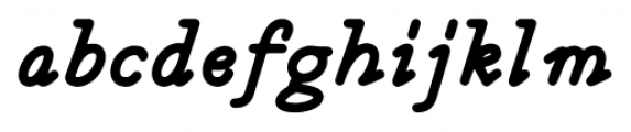 Magendfret Bold Italic Font LOWERCASE