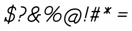 Magendfret Italic Font OTHER CHARS
