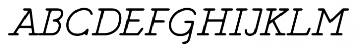 Magendfret Italic Font UPPERCASE