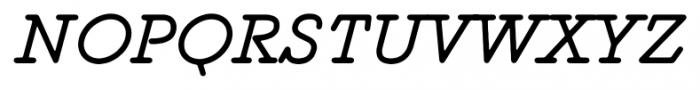 Magendfret Medium Italic Font UPPERCASE